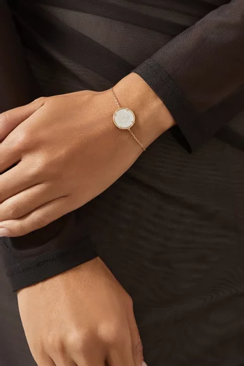 Sak Gafla 1 Fil Bracelet in 18kt Gold