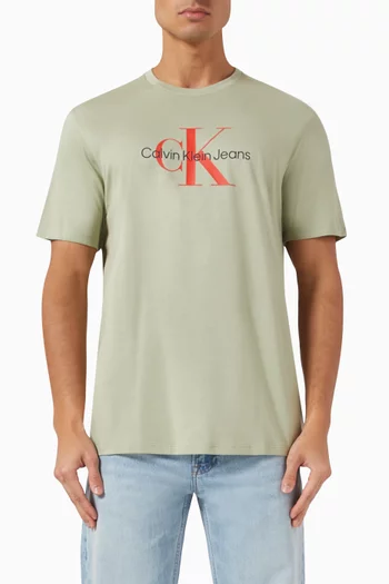 Monogram T-shirt in Cotton Jersey