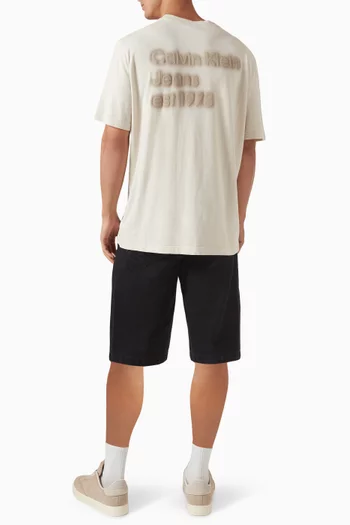 Washed T-shirt in Cotton