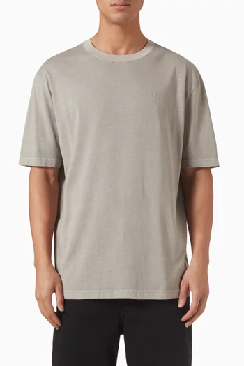 Washed T-shirt in Cotton