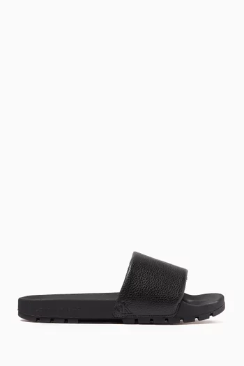 Truck Slides in Faux Leather