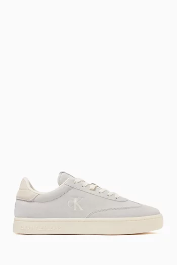 Logo-embossed Sneakers in Suede