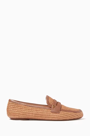 Giorgia Loafers in Raffia