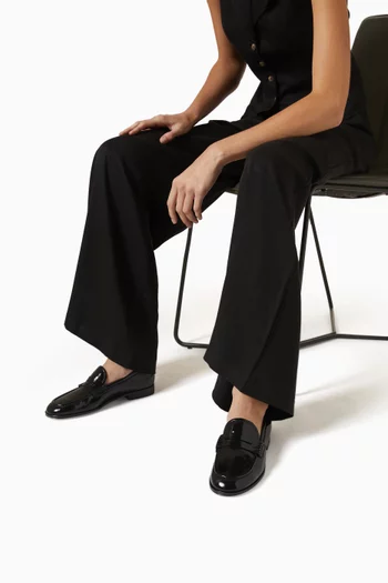 Georgie Nuit Loafers in Patent Leather
