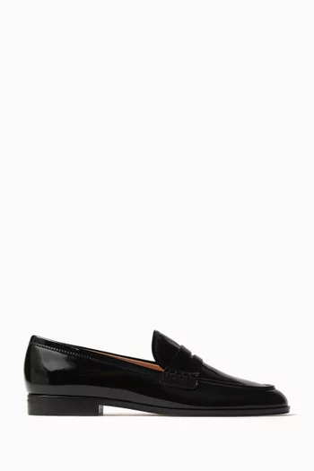 Georgie Nuit Loafers in Patent Leather