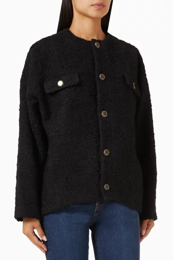 Cocoon Coat in Cotton-wool