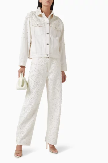 The Atelier Pearl Jacket in Denim
