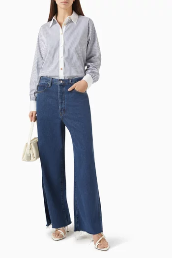 The Borrowed Striped Shirt in Cotton-blend