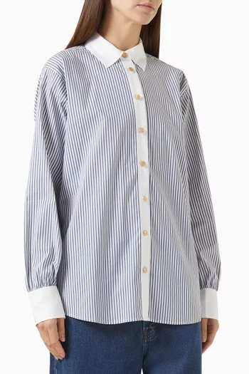 The Borrowed Striped Shirt in Cotton-blend