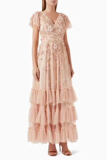 Tiered Ruffle Gown