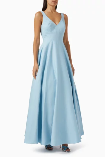 A-line Ballgown in Crepe
