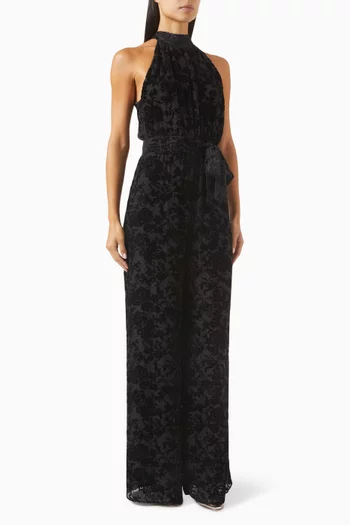 Thelma Jumpsuit in Velvet Lace