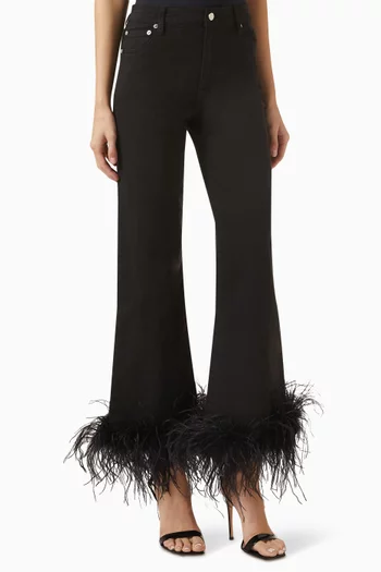 Roxie Flared Jeans in Denim