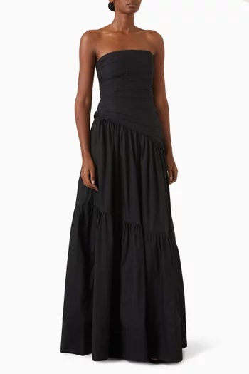 Maiori Tiered Gown in Organic Cotton