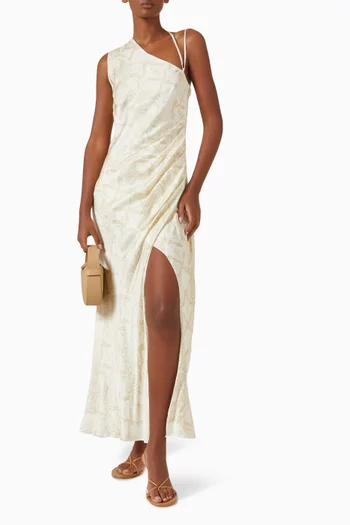 Medina Slit Maxi Dress in LENZING ™ ECOVERO ™ Blend