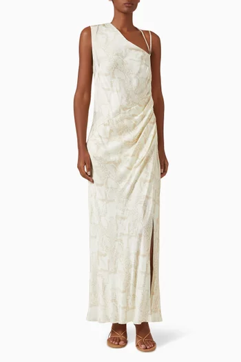 Medina Slit Maxi Dress in LENZING ™ ECOVERO ™ Blend