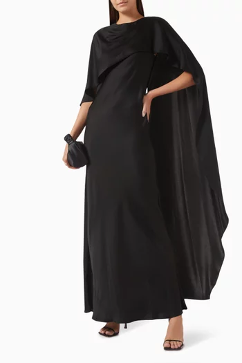 Izel Cape Gown