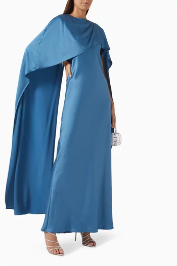 Izel Cape Gown