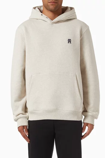 Monogram Hoodie in Cotton