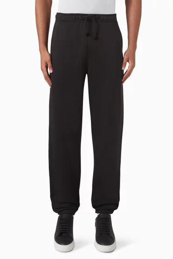 Logo Badge Jogger Pants in Cotton Jersey