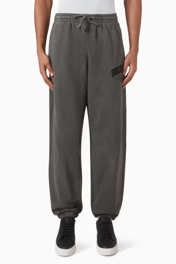 Vintage Varsity Jogger Pants in Cotton