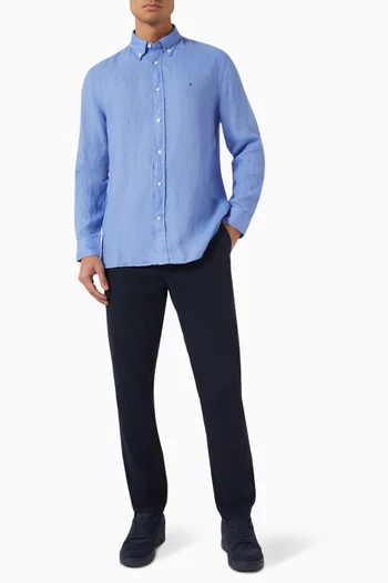 Pigment-dyed Shirt in Linen