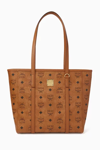 Small Toni Shopper in Visetos Coated Canvas
