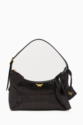 Aren Sequinned Hobo Bag