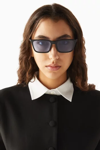 نظارة شمسية أسيتات بإطار حرف D