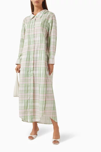 Guido Maxi Shirt Dress in Cotton