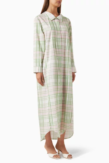 Guido Maxi Shirt Dress in Cotton