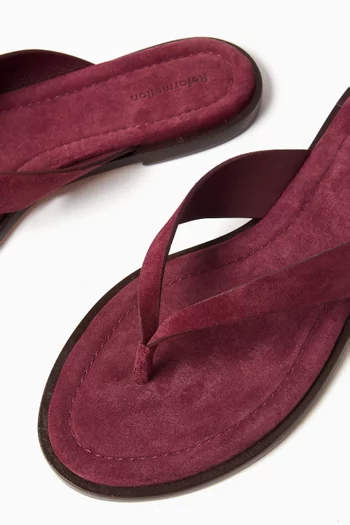 Jessie Thong Sandals in Suede