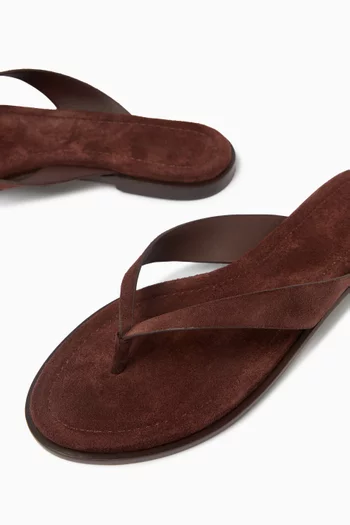 Jessie Thong Sandals in Suede