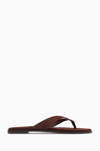 Jessie Thong Sandals in Suede