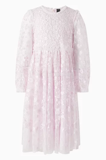 Celestia Ribbon Dress in Tulle