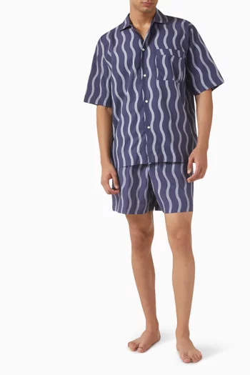 Cassio Pyjama Shirt in Organic Cotton