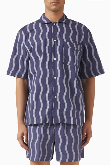 Cassio Pyjama Shirt in Organic Cotton