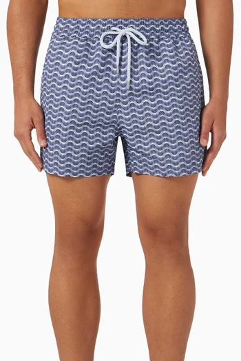 Rio Raio Do Sol-print Swim Shorts