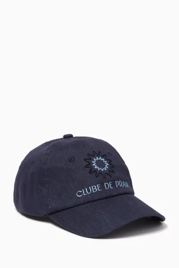 Fernando Logo-embroidered Cap in Linen