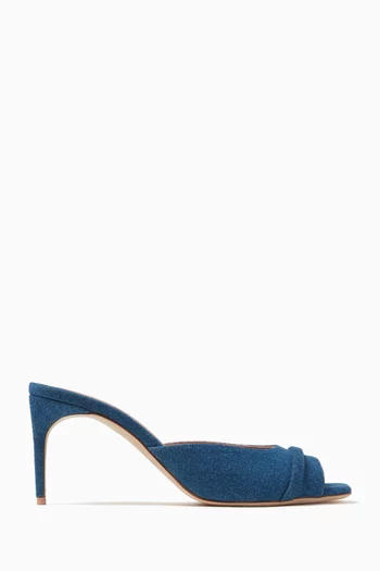 Lumi 70 Mule Sandals in Denim