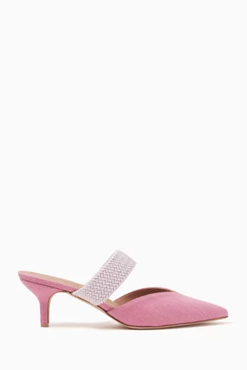 Maisie 45 Mules in Linen