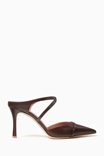 Yoana 80 Mules in Nappa & Patent Leather