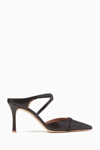 Yoana 80 Mules in Nappa Leather