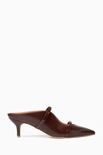 Maureen 45 Mules in Nappa Leather