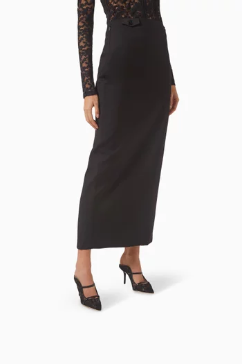 Maureen 85 Mules in Nappa & Lace