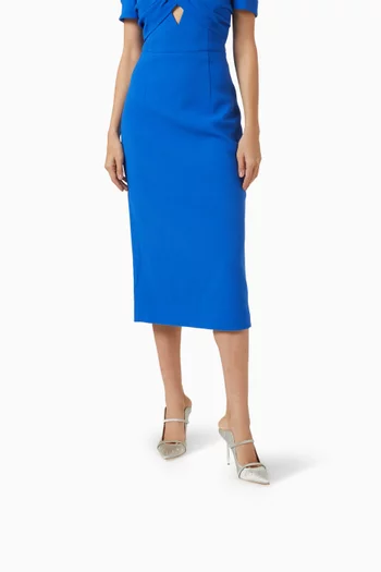 Maureen 100 Embellished Mules in Satin