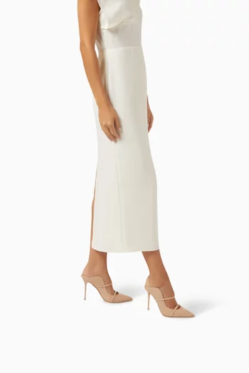 Maureen 100 Mules in Leather