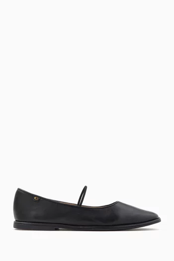 Emilia Mary Jane Pumps in Leather