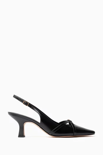 Rowyn 25 Slingback Pumps in Leather