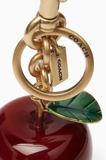 Small Apple Bag Charm